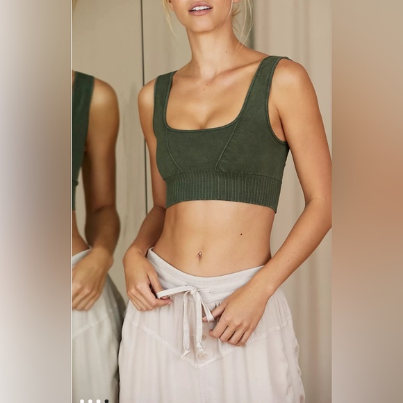 Free People Other - Free People Good Karma Square-Neck Bra